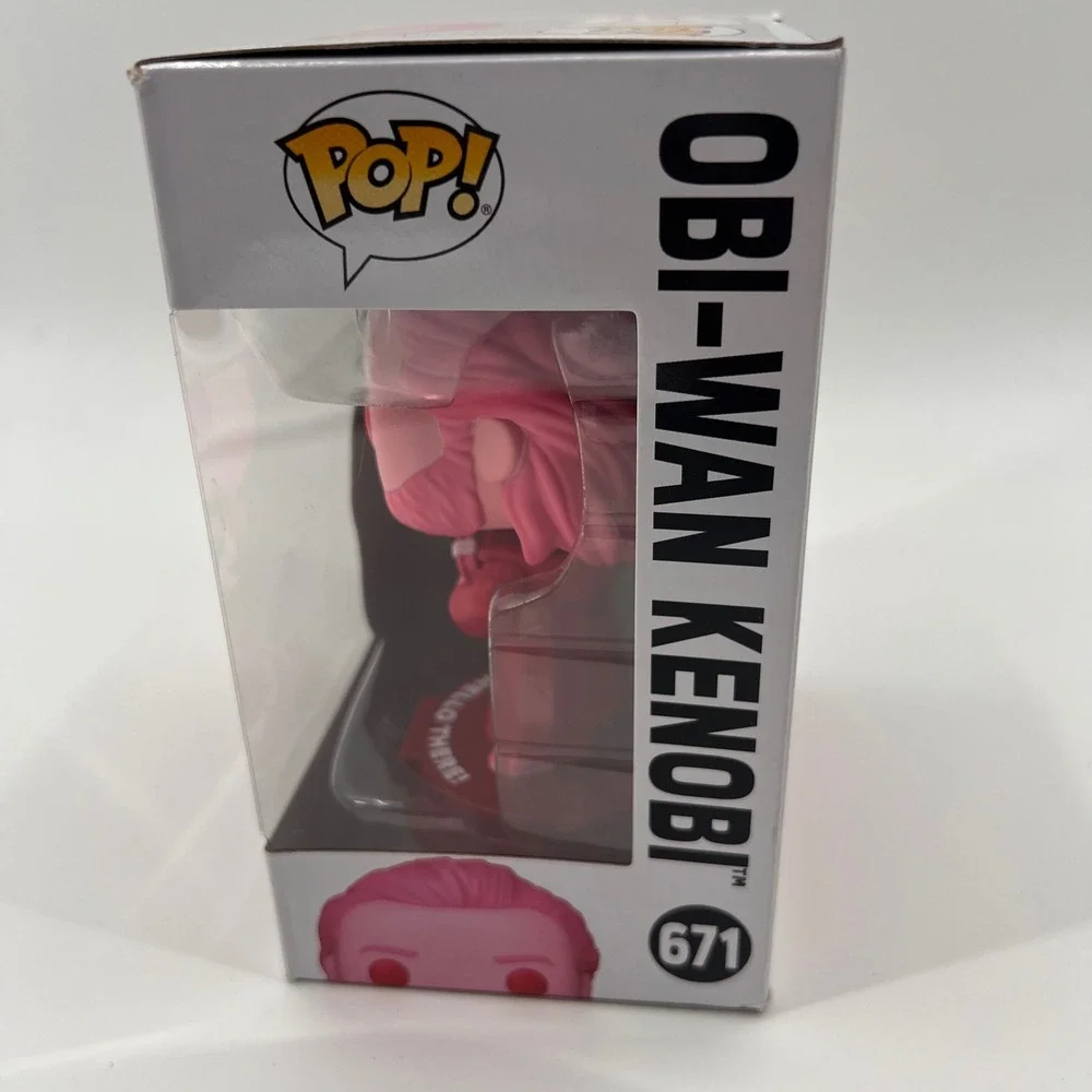 Funko Pop‎ Star Wars Obi-Wan Kenobi 671 Valentines Day Pink Vinyl Bobblehead